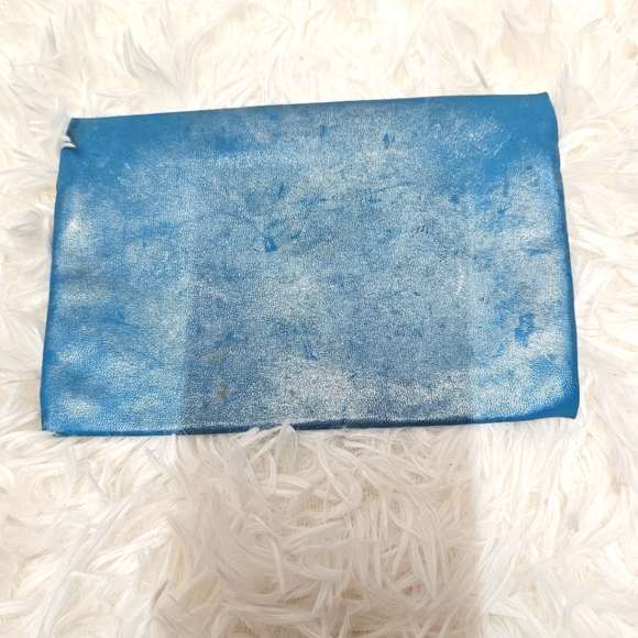 Ipsy Glam Bag July 2018 Blueish Turquoise Cosmetic Make-up Bag - Picture 2 of 2